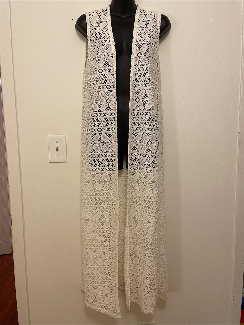 Knit Lace Vest